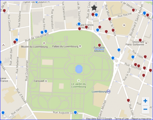 Paris Apartment FlipKey -- 1Bedroom Upscale Map